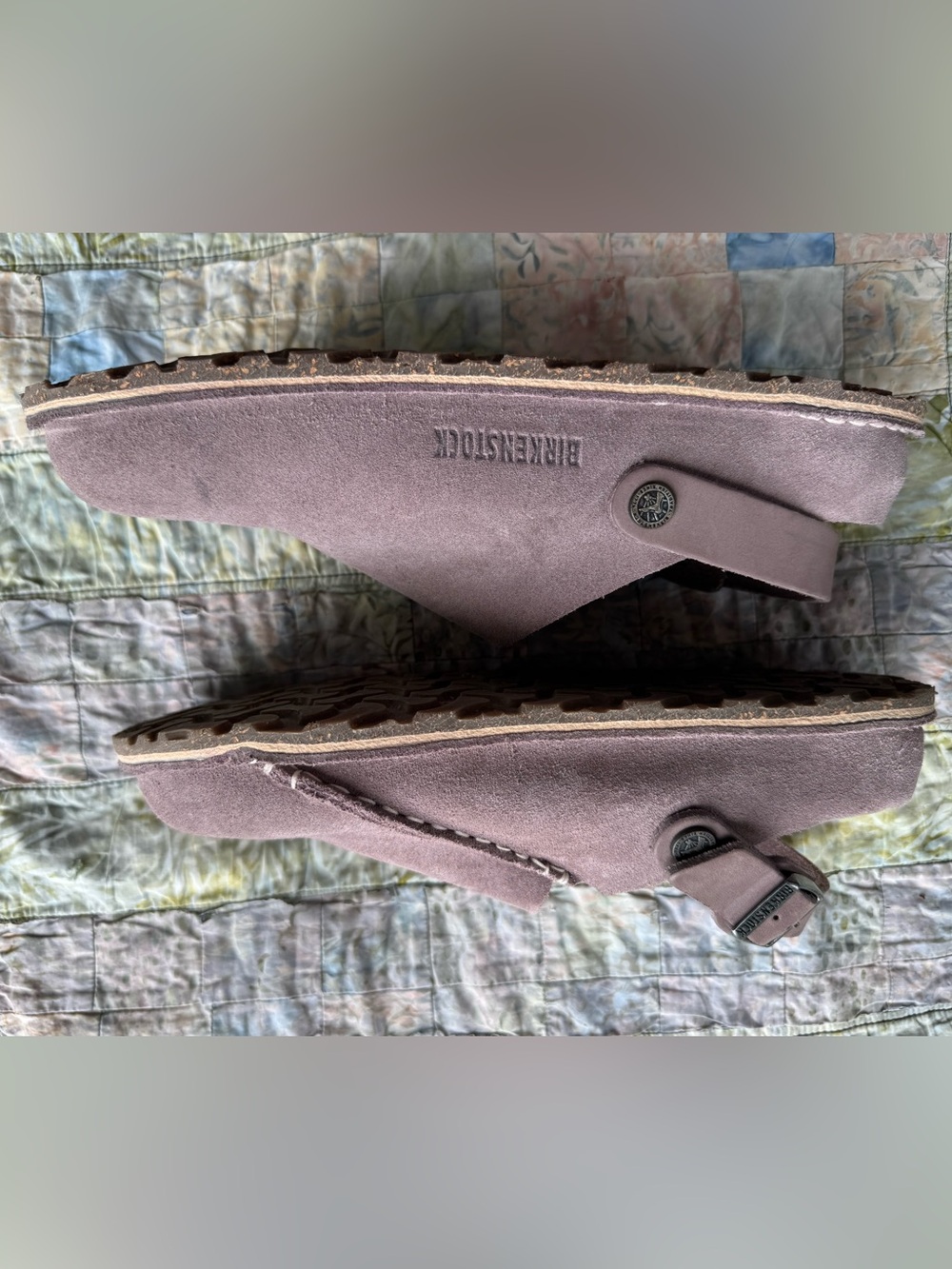 Birkenstock Women's Lutry Suede Clogs in Faded Purple - Picture 6 of 8